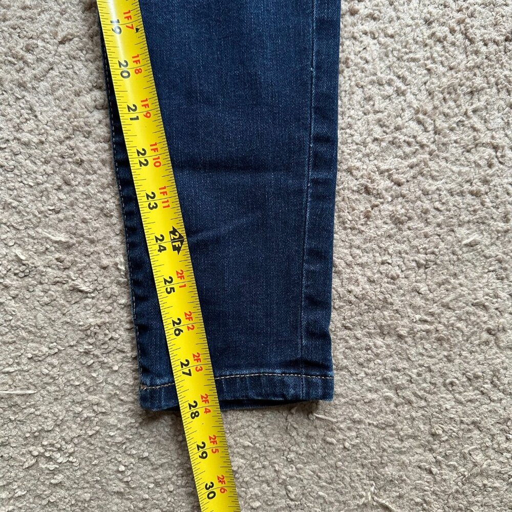 Banana Republic Jeans Womens 4 27x28 Mid Rise Skinny Fit Blue Denim - Picture 10 of 13